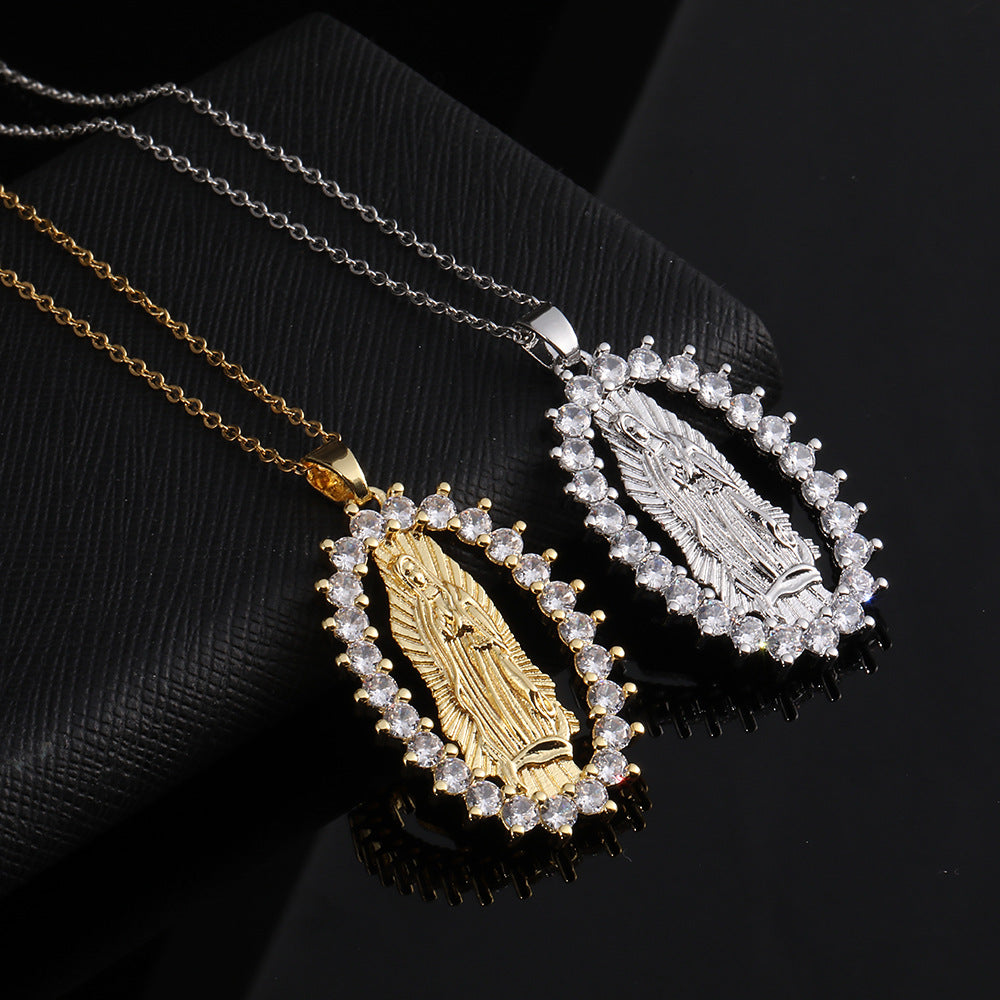 Mary Pendant Female Accessories Simple Clavicle Necklaces