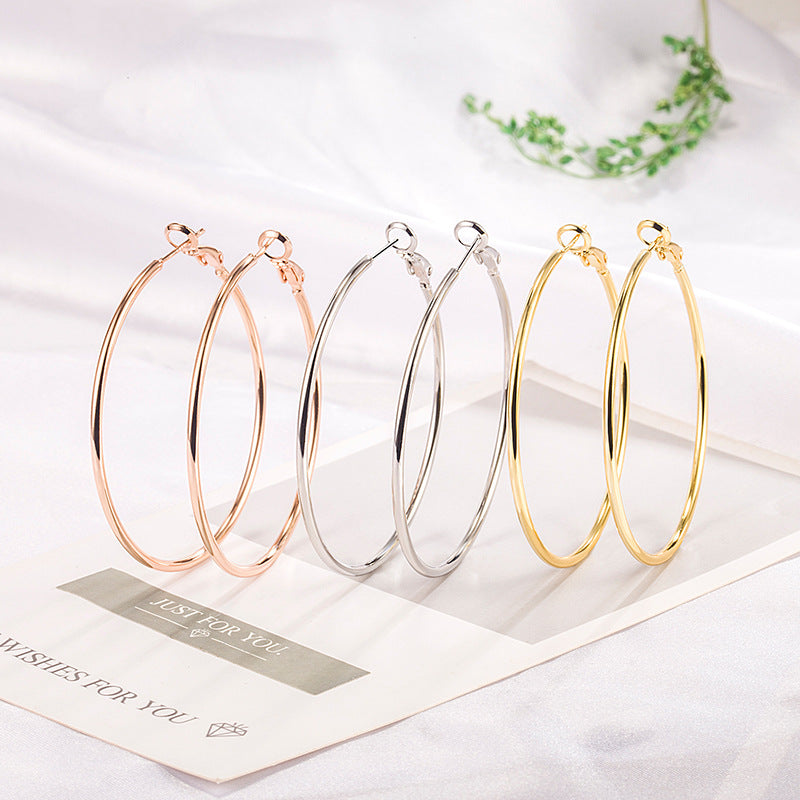 Hoop Temperament Hipster Weibliche Mode Ohr Ohrringe