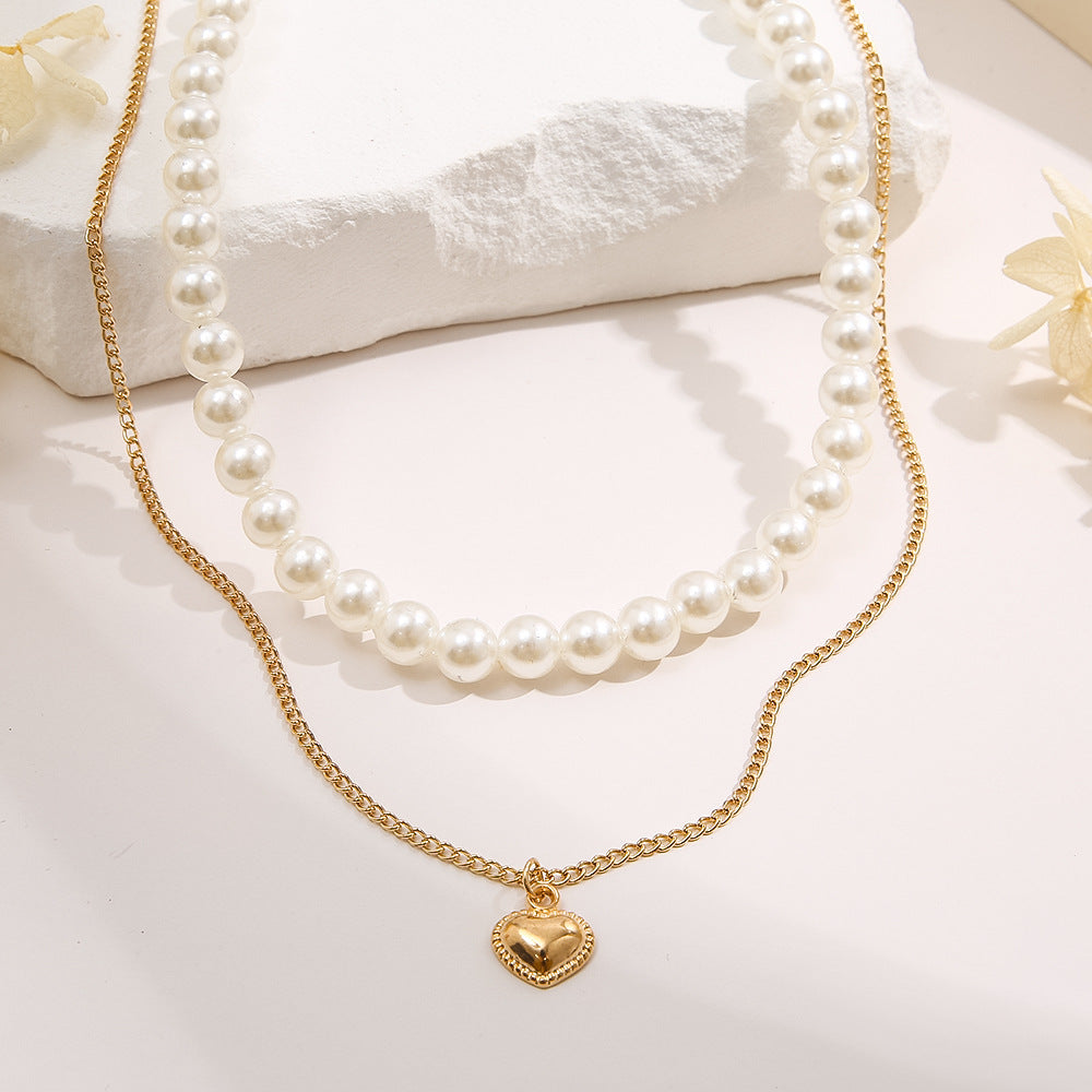 Style High-grade Cold Clavicle Chain Pearl Necklaces