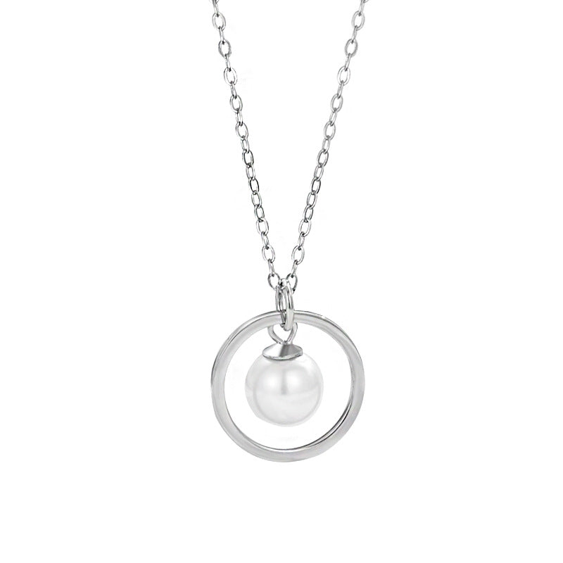 Colliers de clavicule géométriques coréens de haute qualité pour femmes et cercles