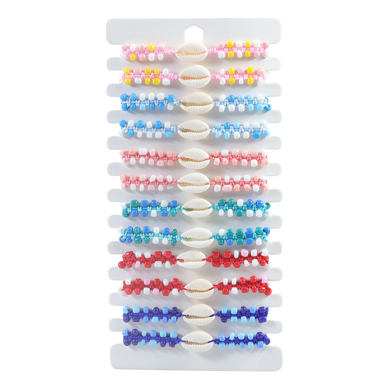 Perlengewebte Handschlaufenarmbänder im böhmischen Stil