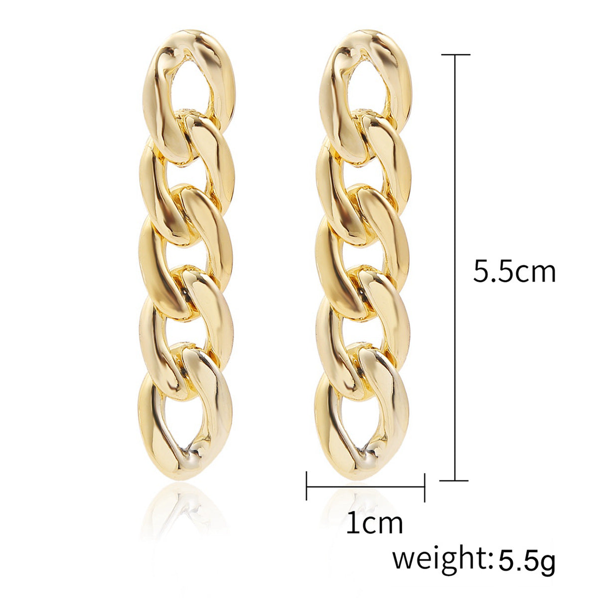 Fashion Exaggerated Trend Cold Style Metal Earrings