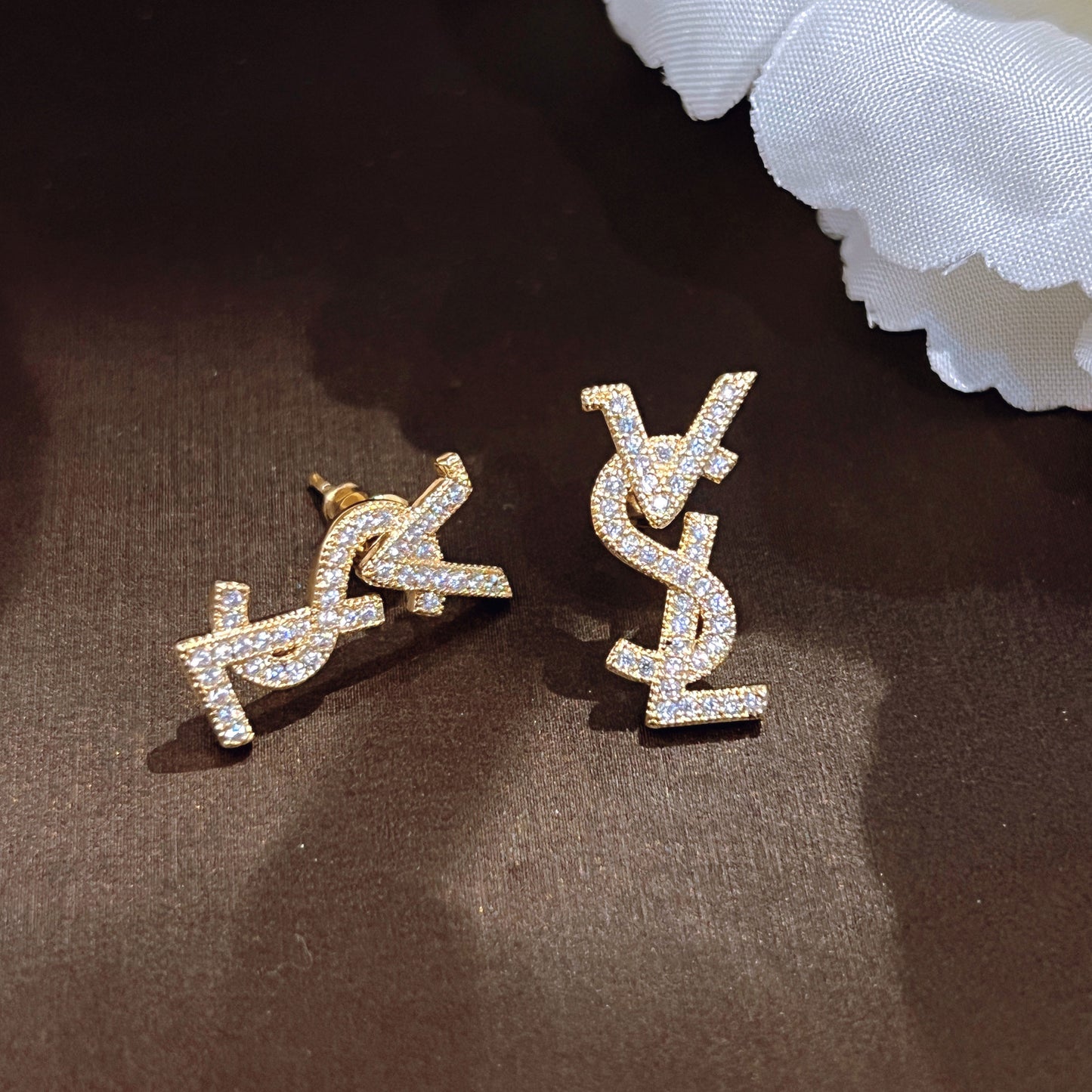Letter Exquisite Sier Simple Personalized Sweet Earrings