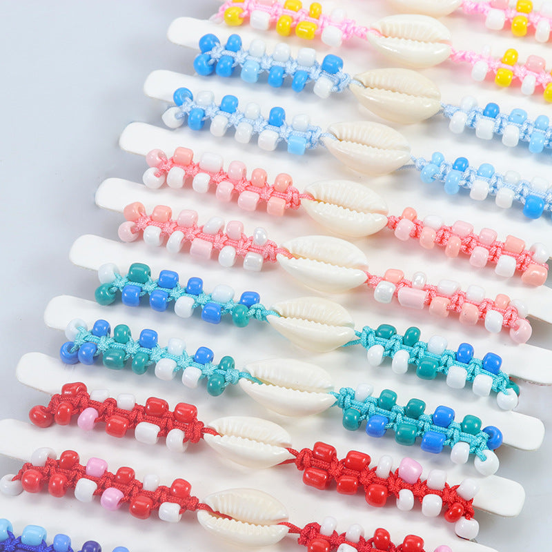 Perlengewebte Handschlaufenarmbänder im böhmischen Stil