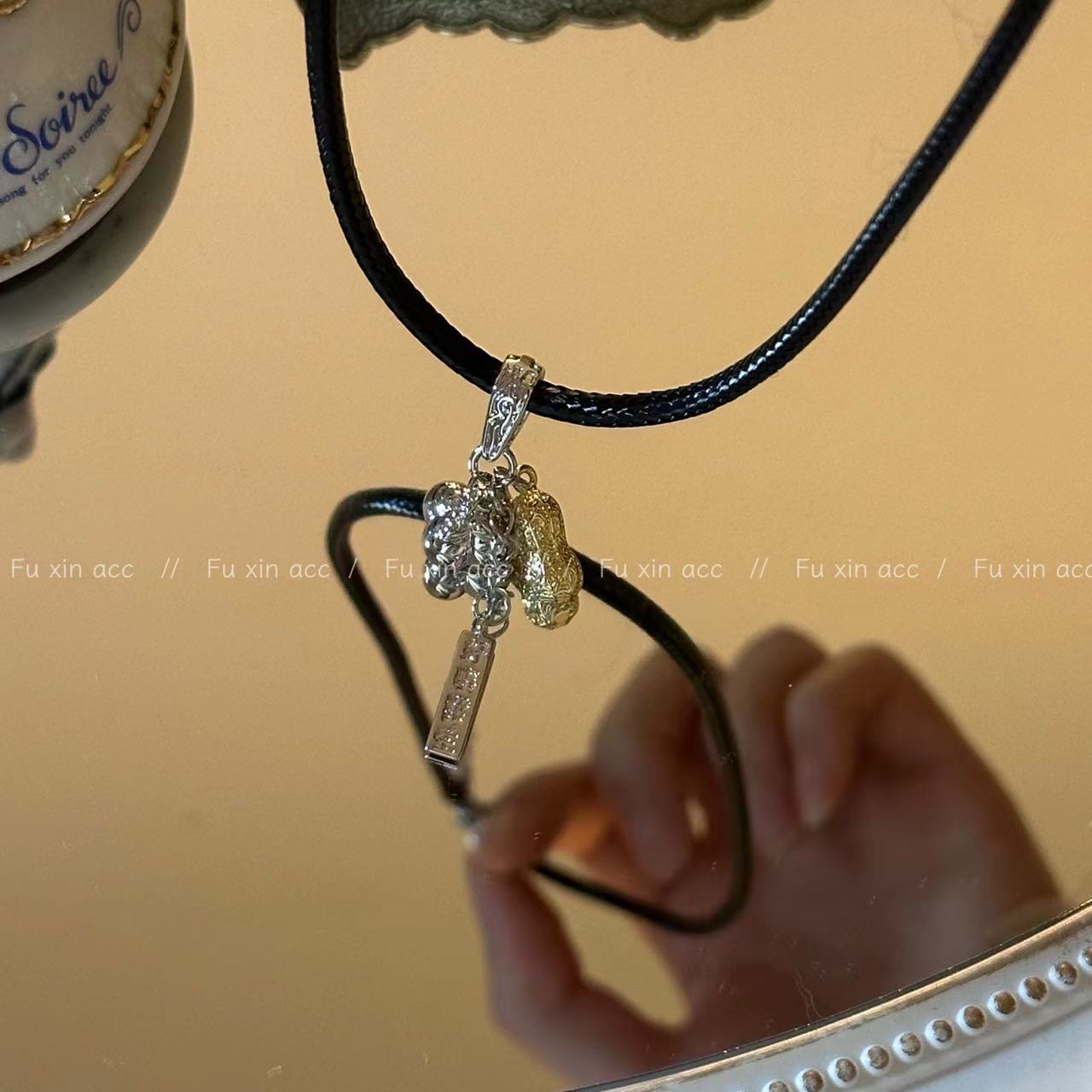Peanut Pendant National Fashion Light Luxury Necklaces