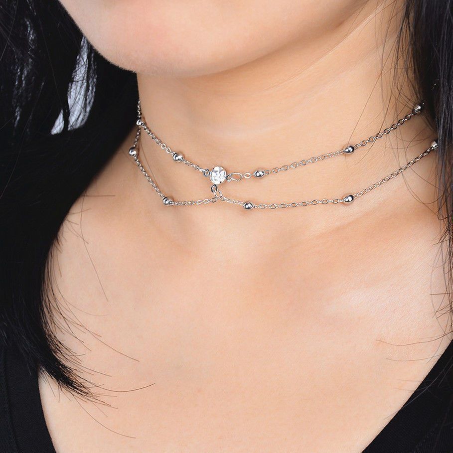 Colliers de chaînes de corps de poitrine chaude de luxe léger pour femmes