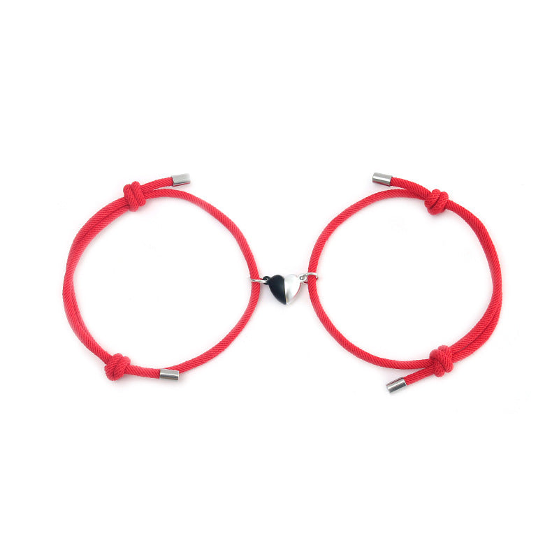 Damen & Herren & Liebesmagnet-Paarpaar und Armbänder