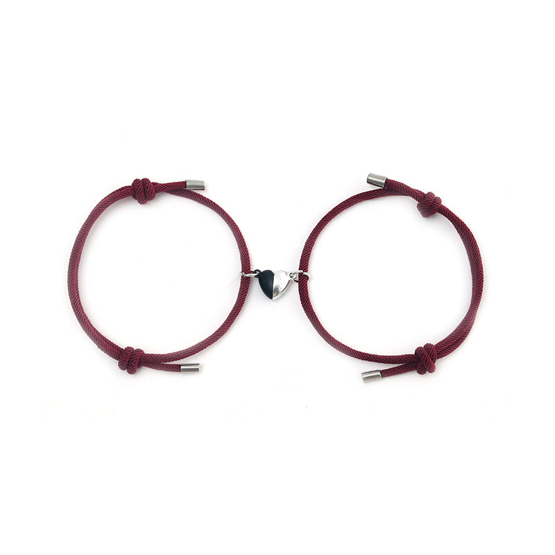 Damen & Herren & Liebesmagnet-Paarpaar und Armbänder
