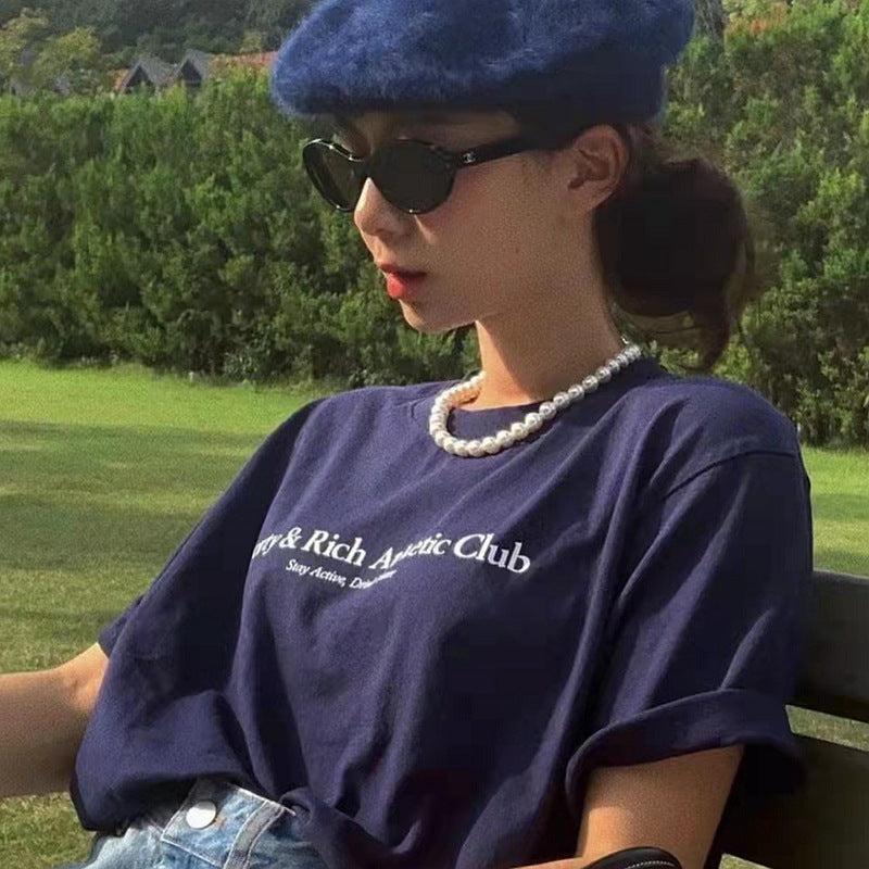 Service de colliers de luxe coréens légers en perles