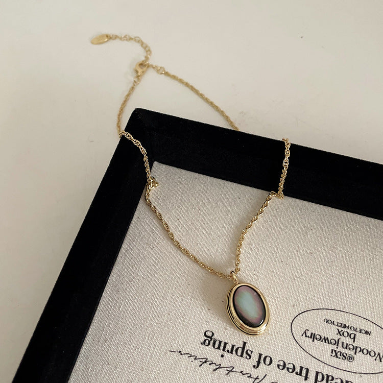 Metal Pendant Female Design Sense Niche Retro Necklaces