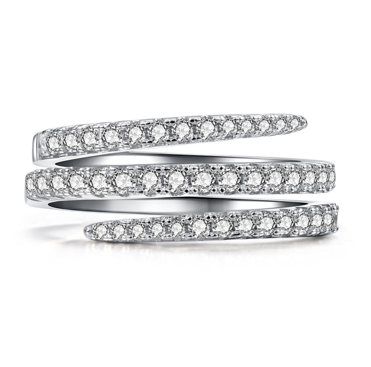Diamond Female Three-line Coiling Gang Drill Rings