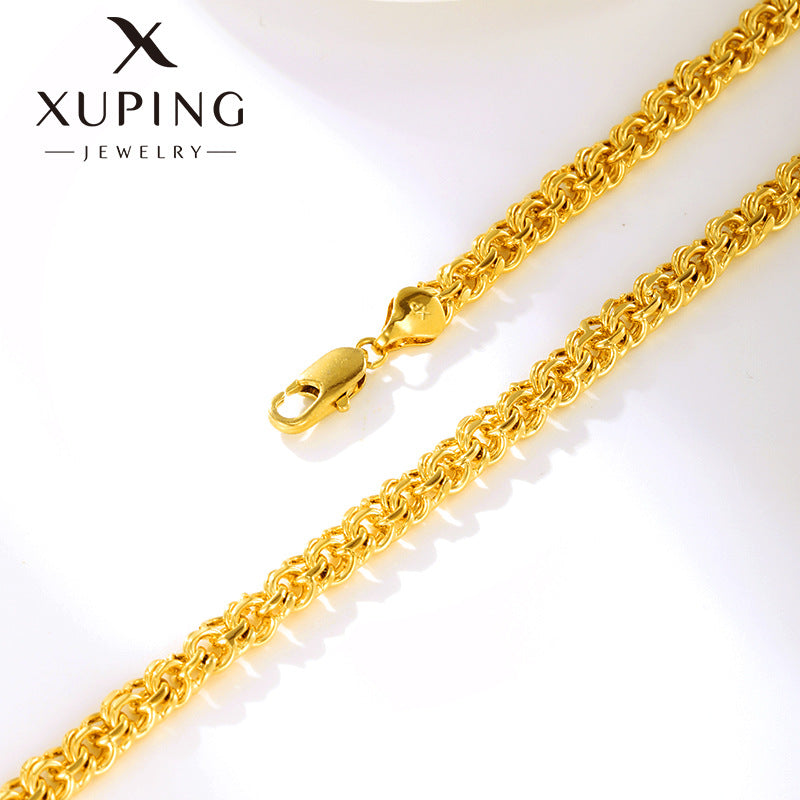 Men's Jewelry Fashion Thick Type Gold Plated Necklaces