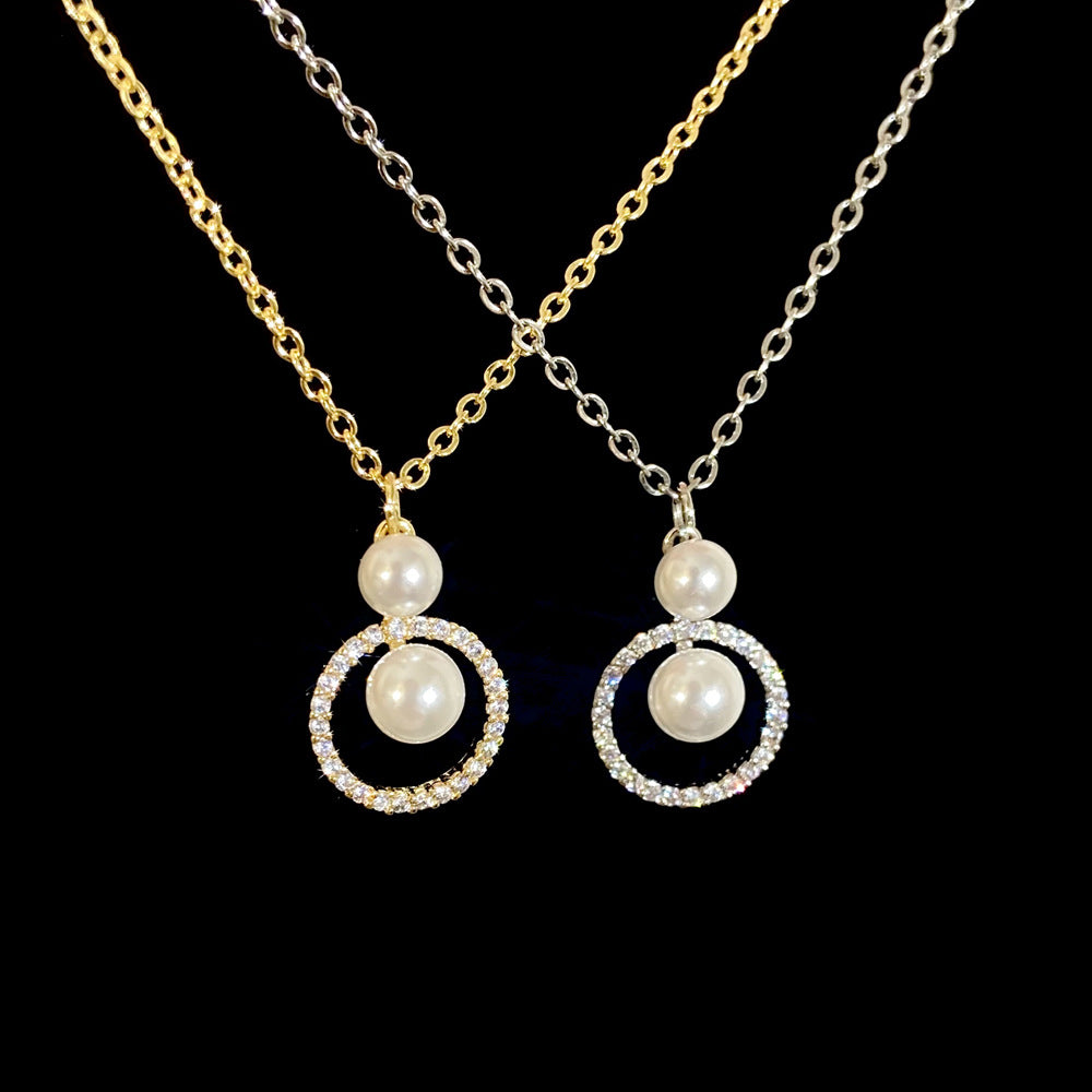 Micro pendentif de haute qualité, colliers de luxe simples et légers