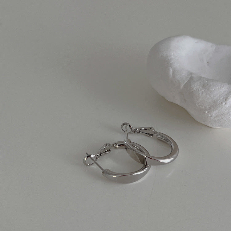 Women's High-grade Irregular Metal Ear Simple Personalized Earrings