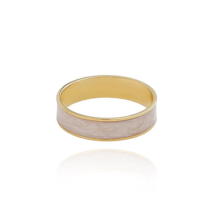 Blaue Damen-High-Sense-Ringe aus Titanstahl