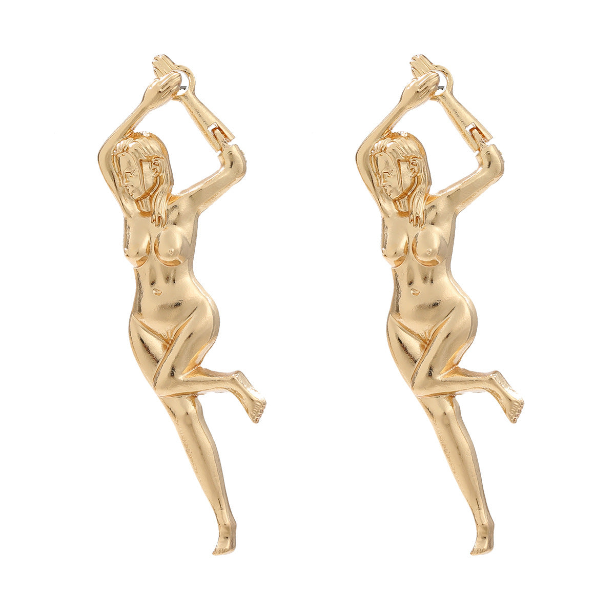 Alloy Female Fashion Art Style Mannequin Earrings