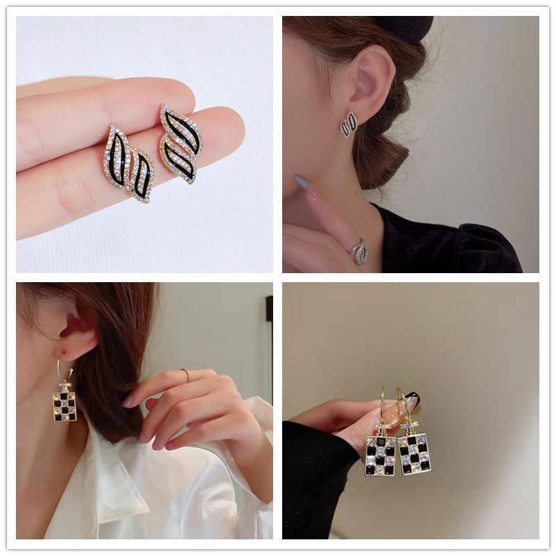 Zircon Elegant Simple Fashion Style Female Earrings