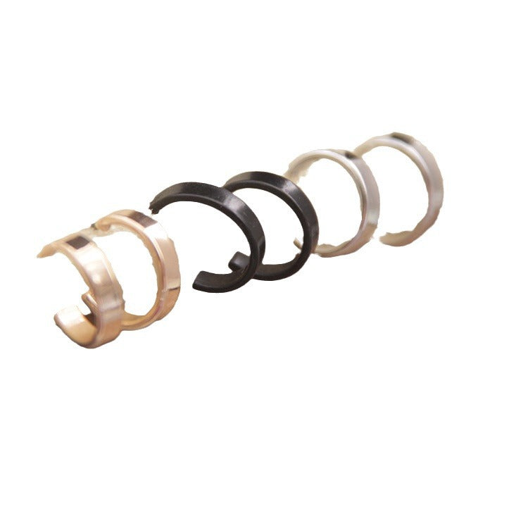 Elegant Stylish Women's Simple Fashion Eardrops Rings