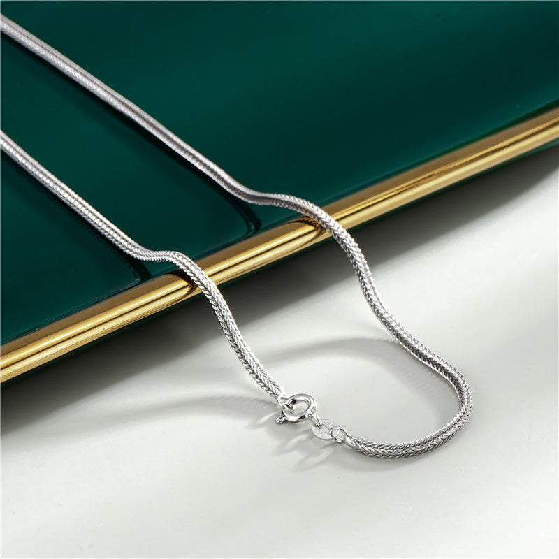 Tail Chain Korean Style Unisex Pure Necklaces