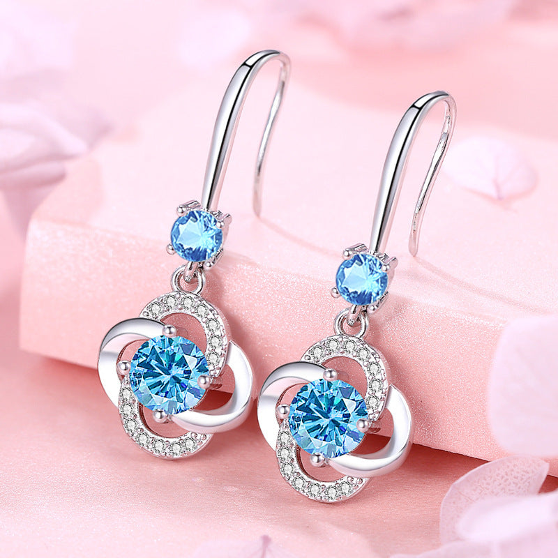 Women's Sier Ear And Clips Trendy Valentine's Rings