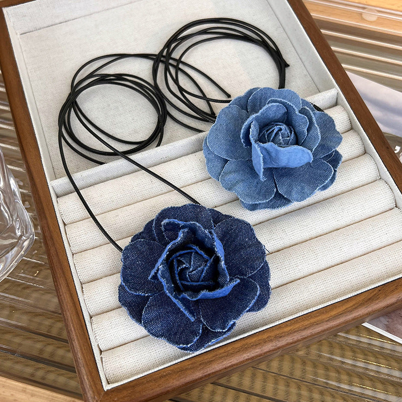 Colliers d'été doux et cool de style ballet camélia