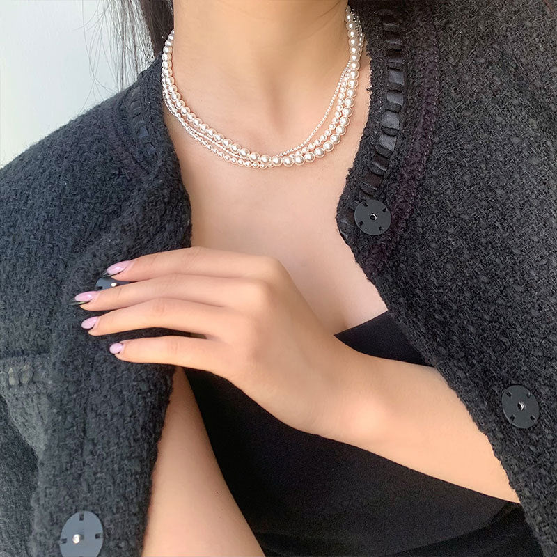 Sier Pearl – colliers simples, doux et frais