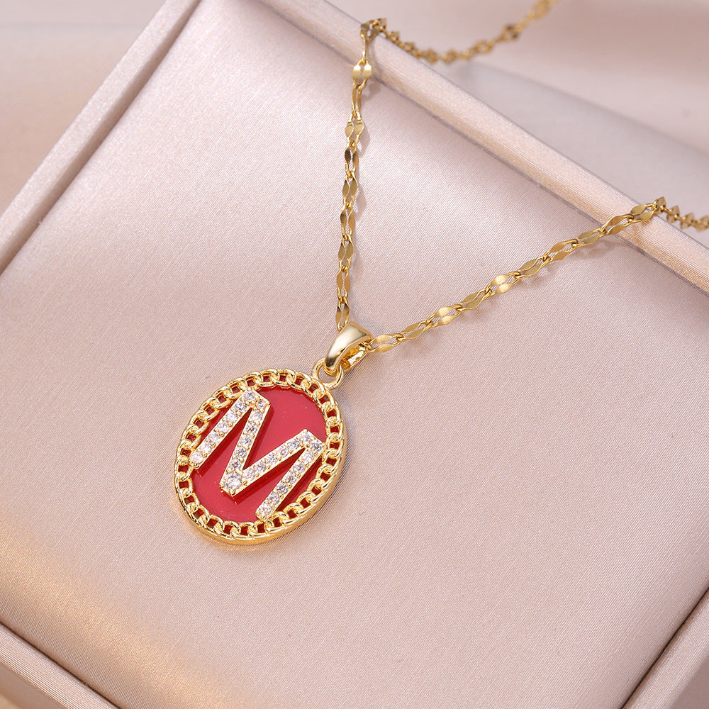 Pendentif en diamant pour femmes, petits colliers circulaires de Style National tendance