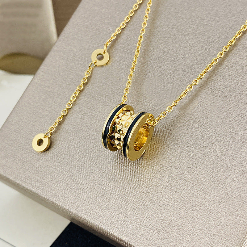 Colliers en céramique pour femmes et hommes, Version haute, plein de diamants, petite taille, printemps