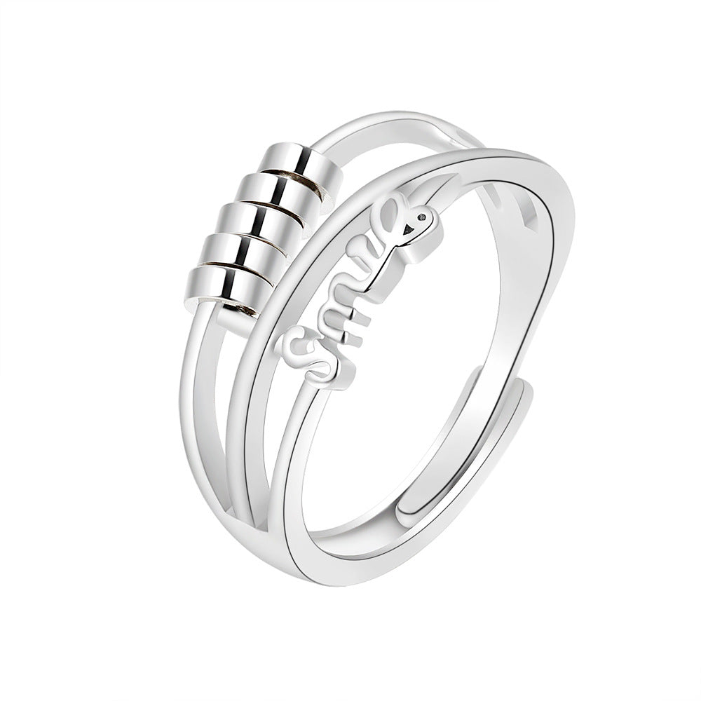 Intelligente Glücksperlen, leichte, luxuriöse, exquisite Ringe