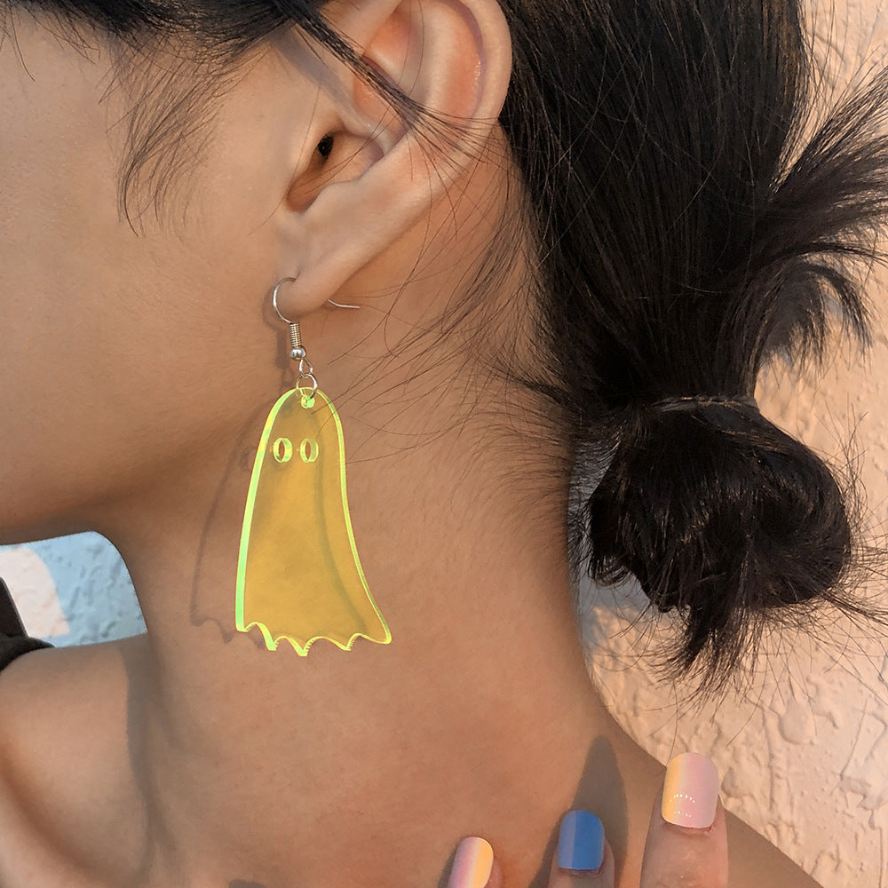 Halloween Exaggerated Dark Eccentric Personality Design Earrings
