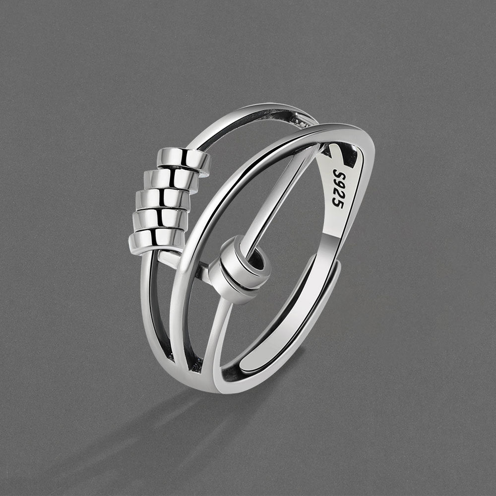 Women's Fashion Personality Rotatable Smart Design Cross Rings