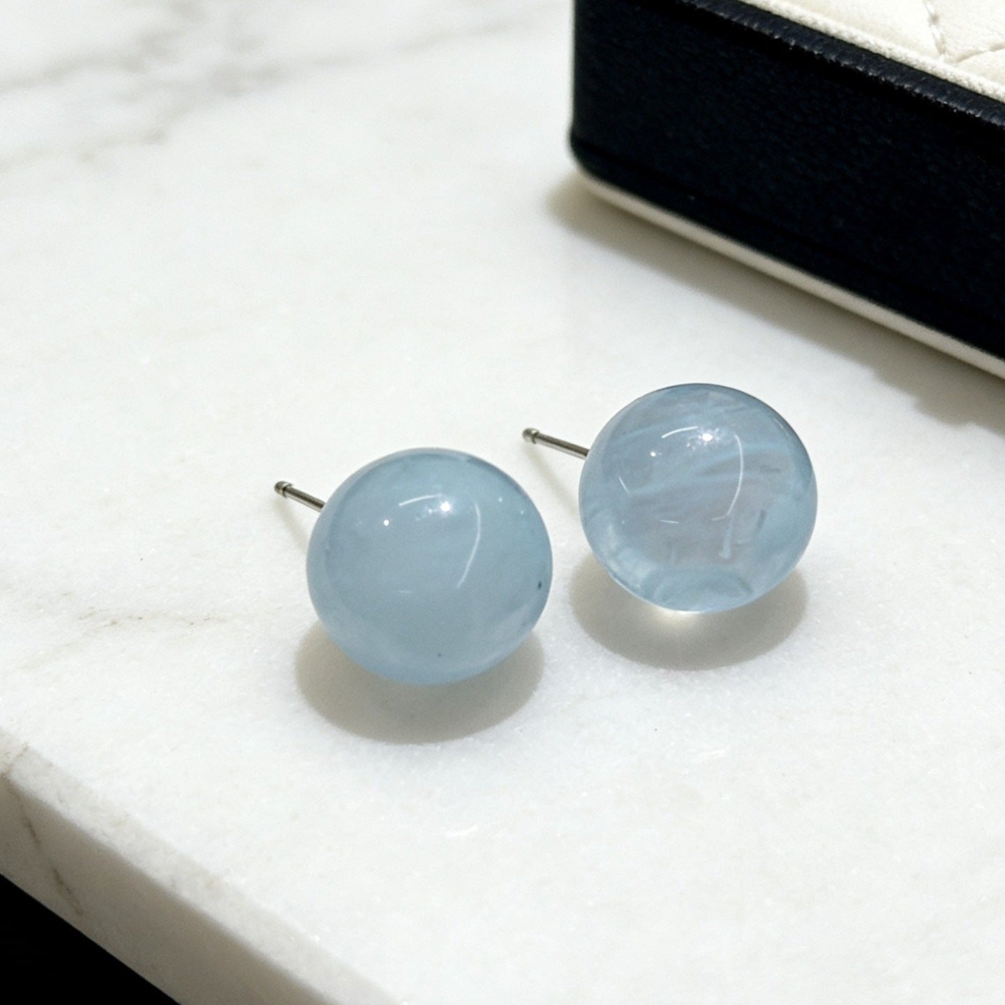 Women's Steamed Buns Bean-shaped High-grade Sense Sweet Stud Earrings