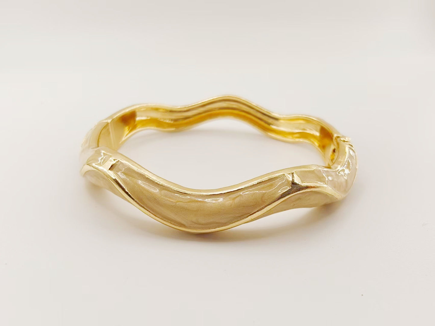 Oval Brushed Open Adjustable Fashionable Temperament Mild Luxury Retro Personalized Bracelet
