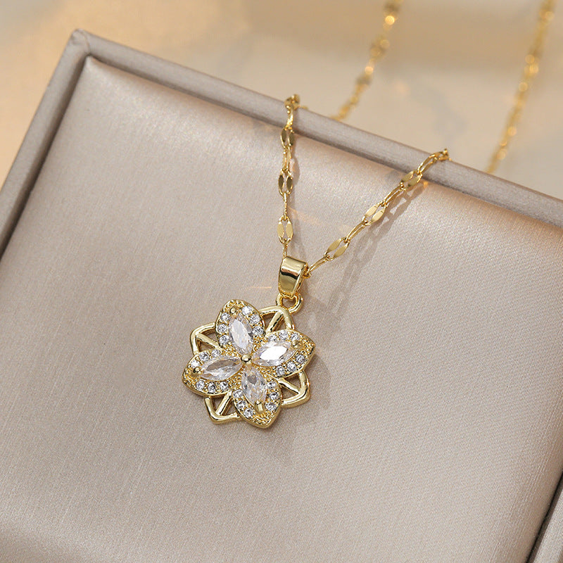 Women's Special Interest Light Luxury Design Pendant Elegant Necklaces