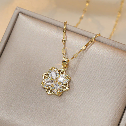Women's Special Interest Light Luxury Design Pendant Elegant Necklaces