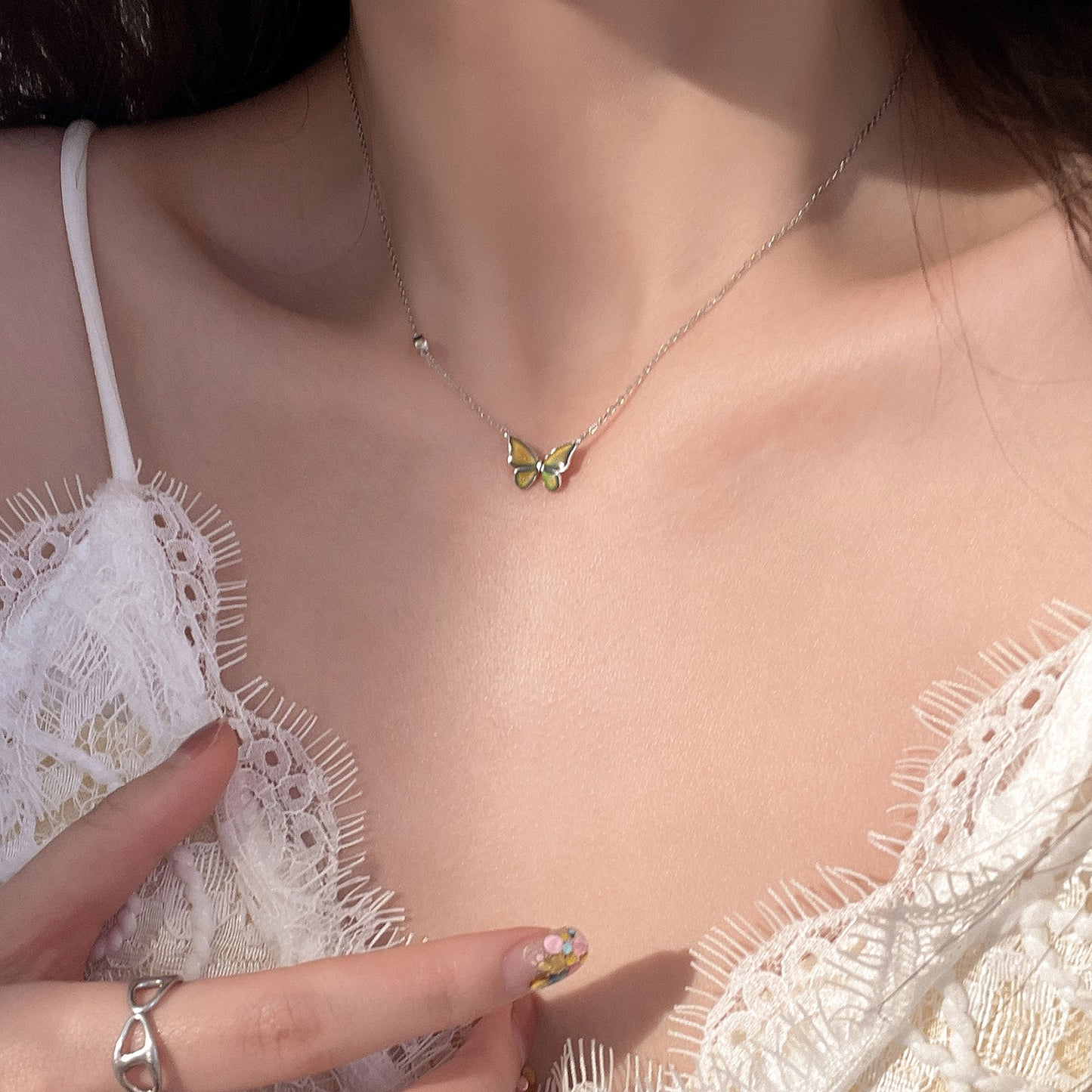 Butterfly Female Niche Unique Fashion Design Sense Necklaces