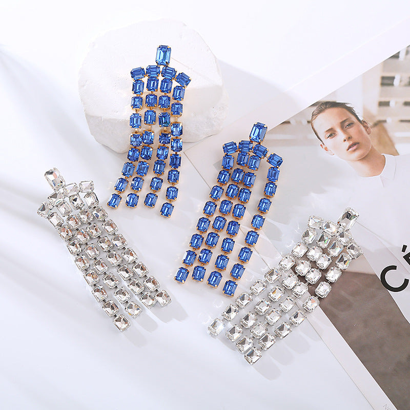 Bagues à franges longues exagérées pour femmes, bagues tendance de personnalité de haute qualité