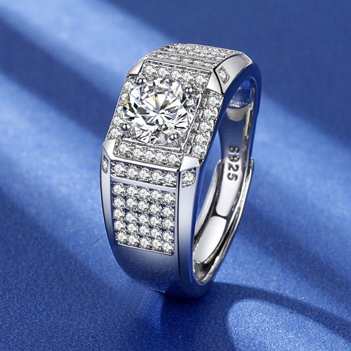 Men's Star River Classic Fashion Full Diamond Rings