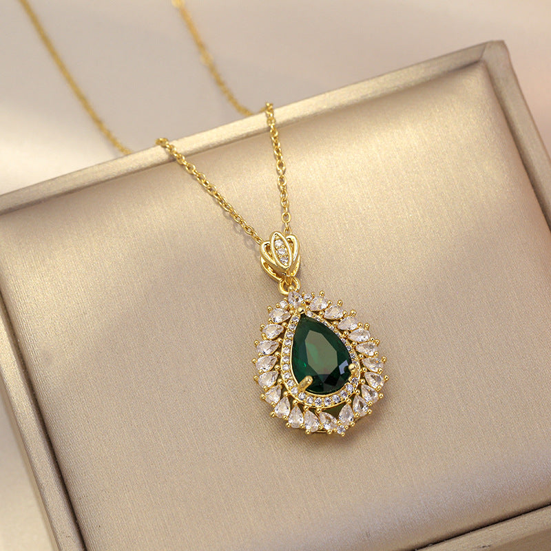 Zircon Special Interest Light Luxury Design Necklaces