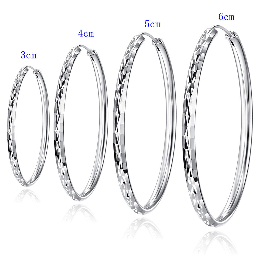 Carven Design Big Ear Summer Circle Exaggerated Rings