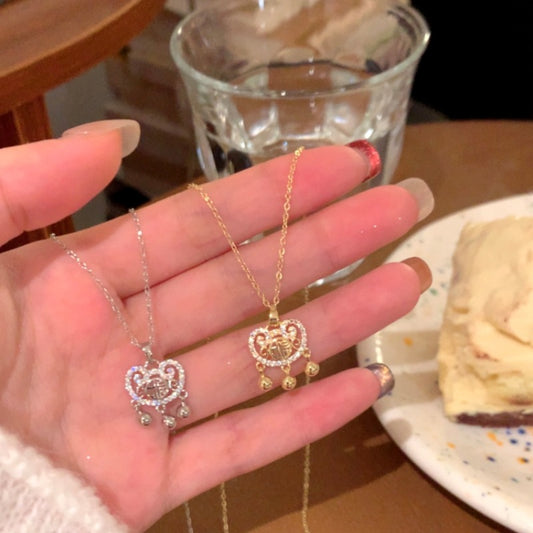 Accessoires Sier pour femmes, pendentif de verrouillage de sécurité, colliers de personnage Fu