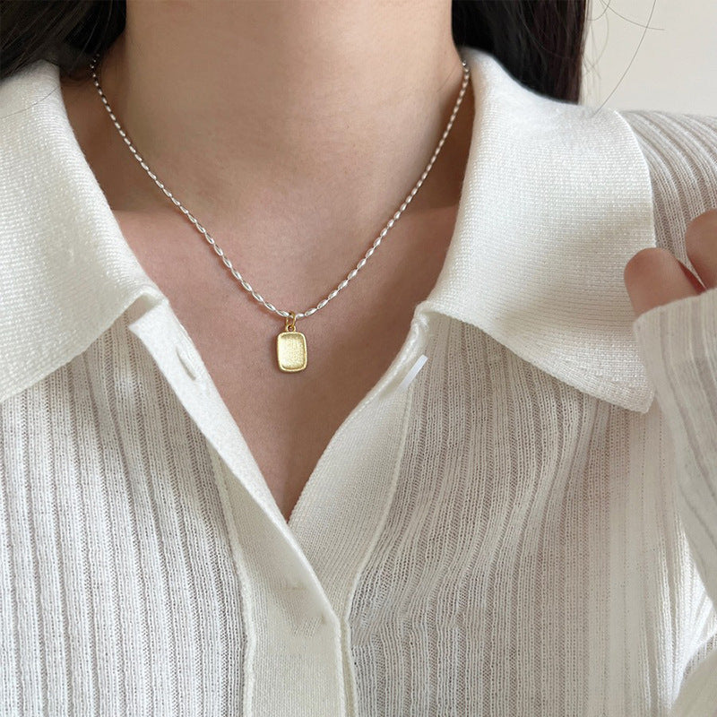 Women's Flash Wheat Chain Fashion Simple Grace Personality Bright Necklaces