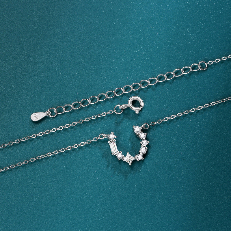 Fer à cheval ovale en argent sterling pour femmes, pour colliers
