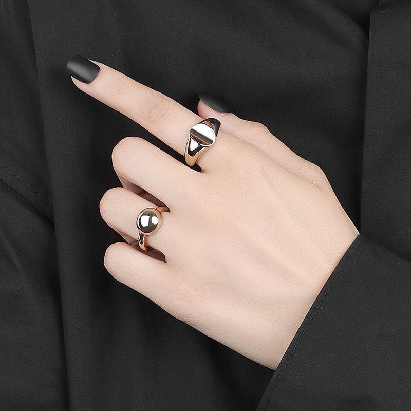 Damenmode High Minimalist Sterling Silber für Ringe