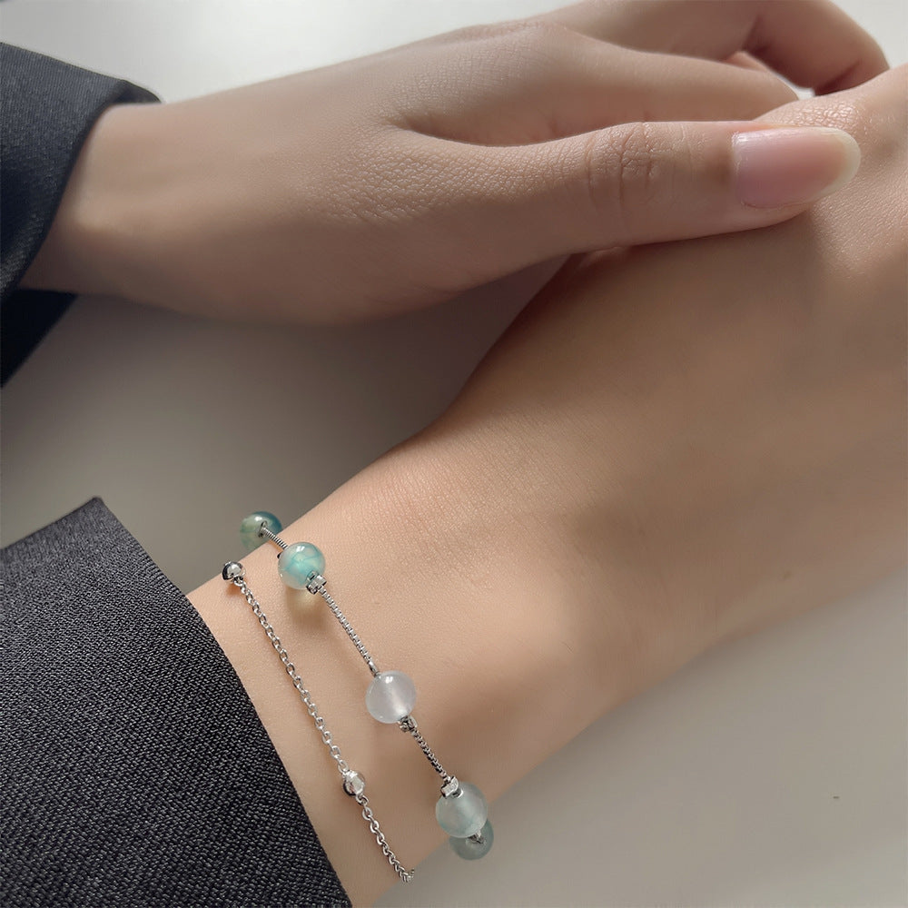 Achat exquisite Twin-Gras-Armbänder im antiken Stil