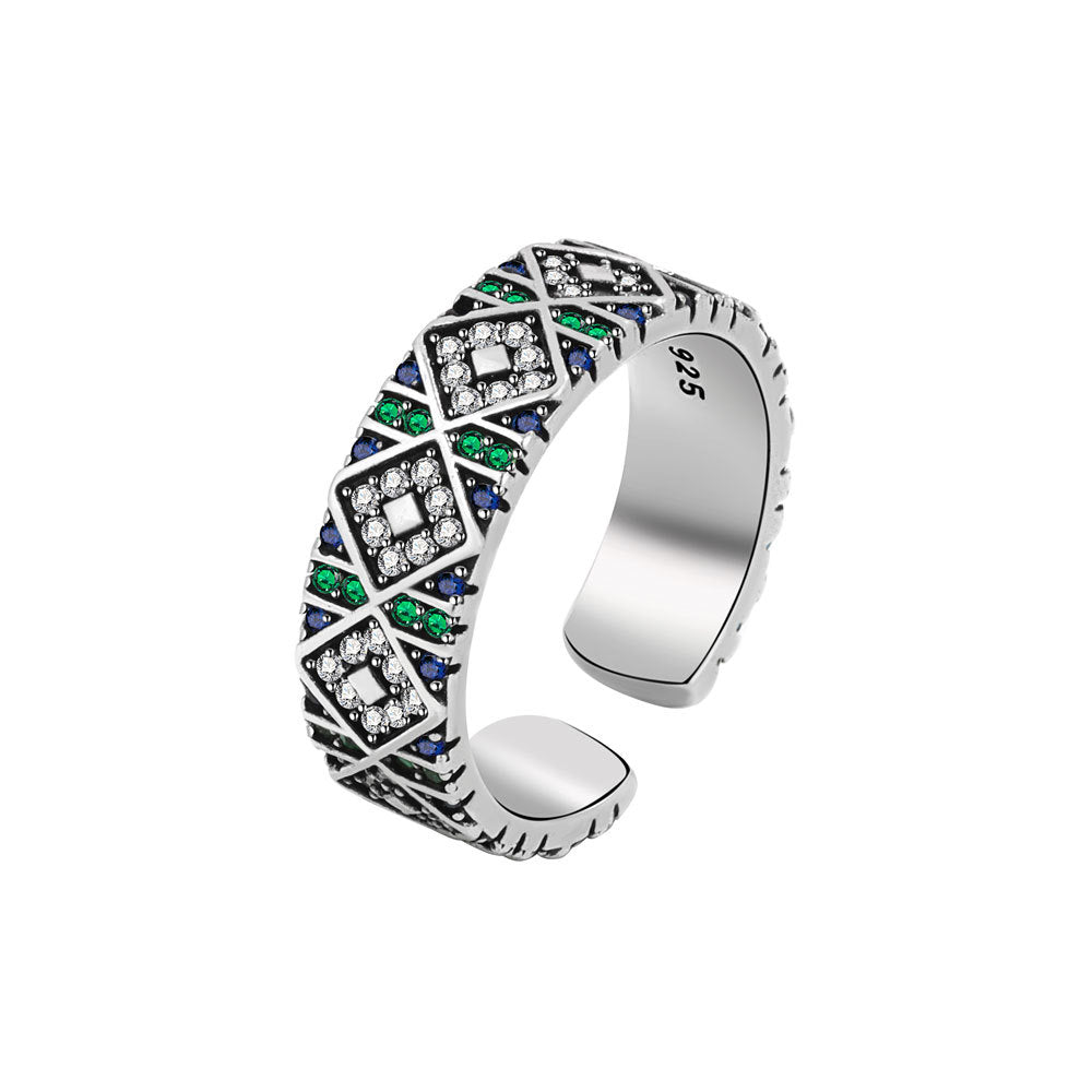 Zircon Female Light Luxury Minority Design Affordable Fashion Personality Rings