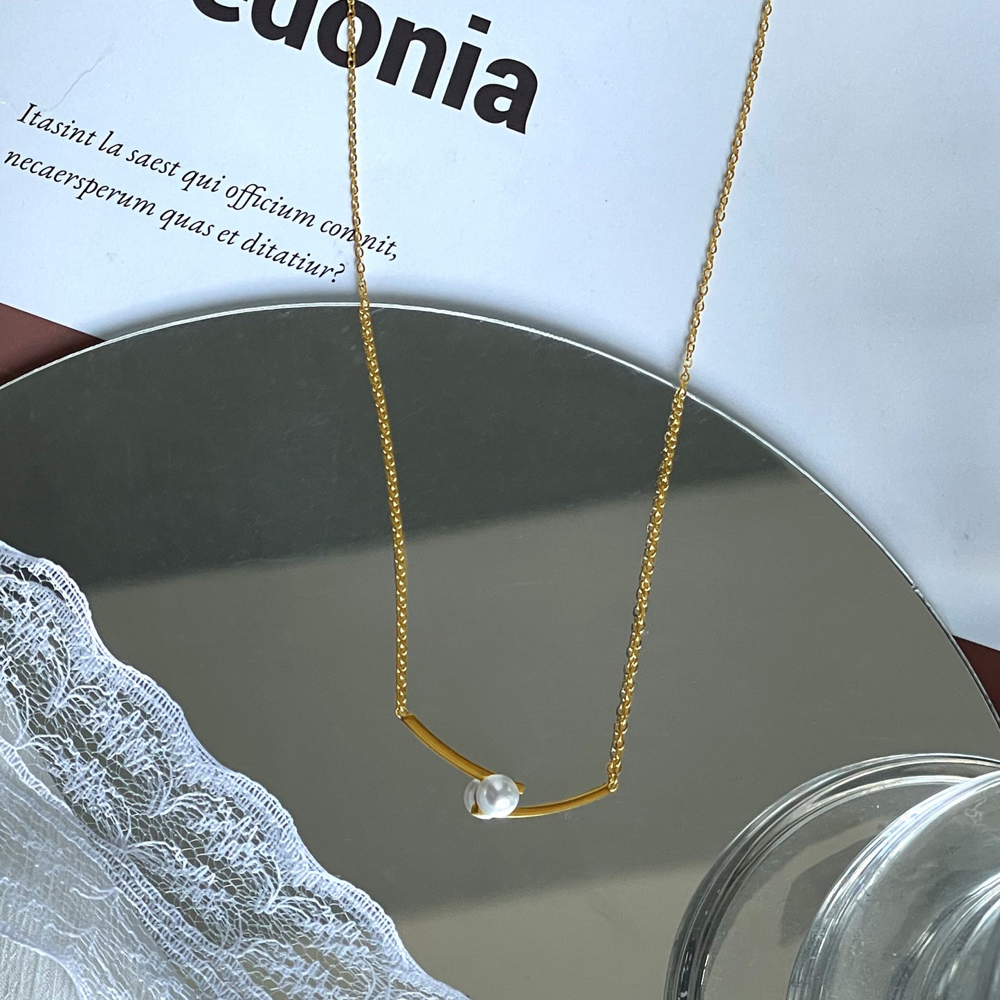 Pearl Female Light Luxury Minority Advanced Necklaces