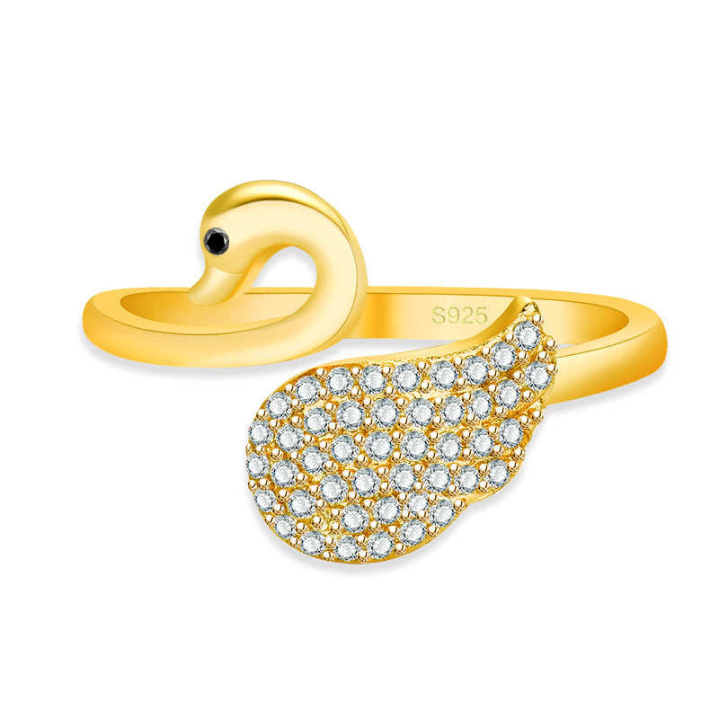 Personalized Index Finger Cold Light Luxury Design Rings
