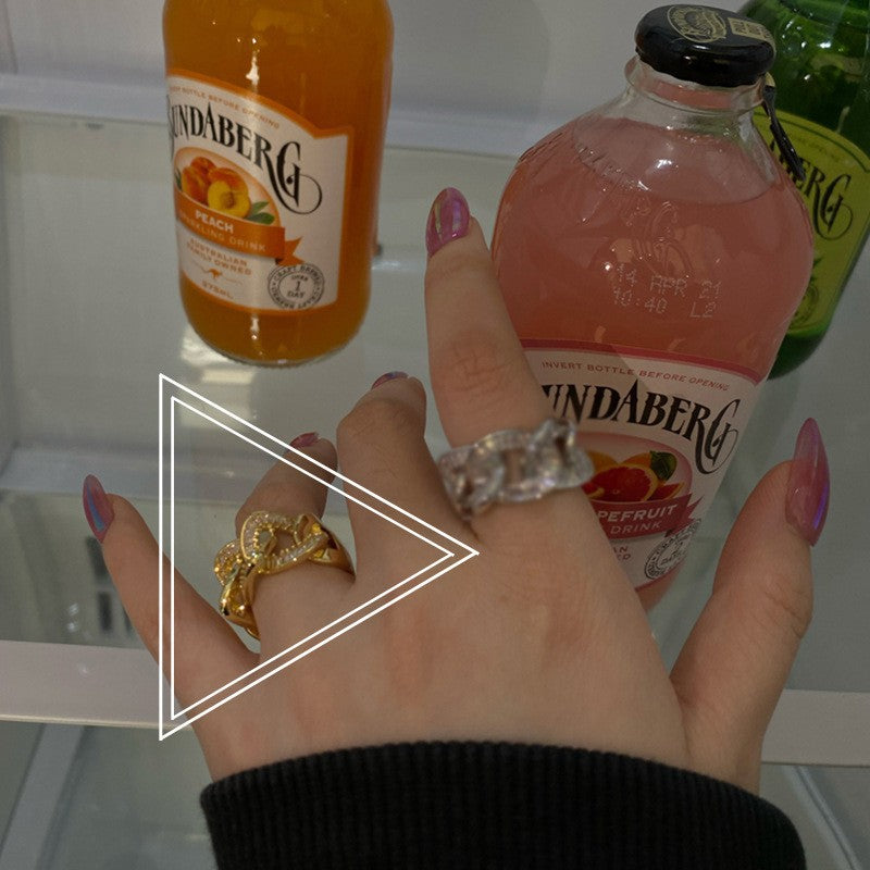 Offene Ringe im French Entry Lux Niche Design für Damen