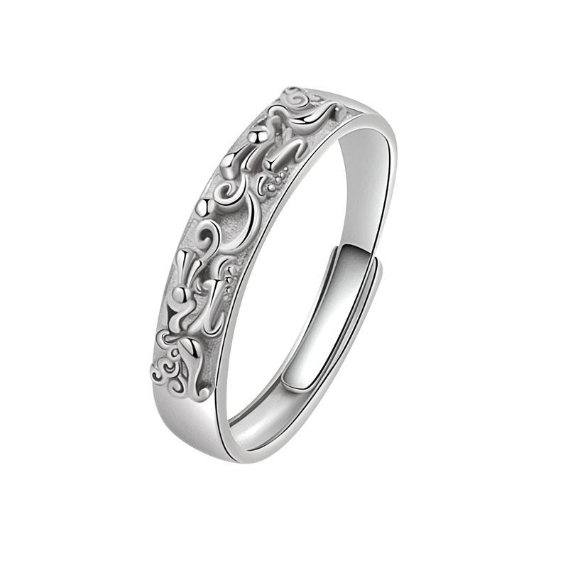 Geld Zeichnung Pi Paar Retro Mode personalisierte Öffnung einzelne Ringe